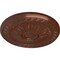 Ekena Millwork Randee Ceiling Medallion (Fits Canopies up to 3 7/8"), Hand-Painted Copper Penny, 20"OD x 1 3/8"P CM20HACPS - alternate 4